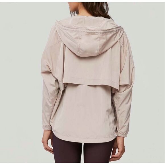 Soia & Kyo Oaklynn Lightweight Jacket size S M Blush Pink Full Zip Hooded - Picture 3 of 14